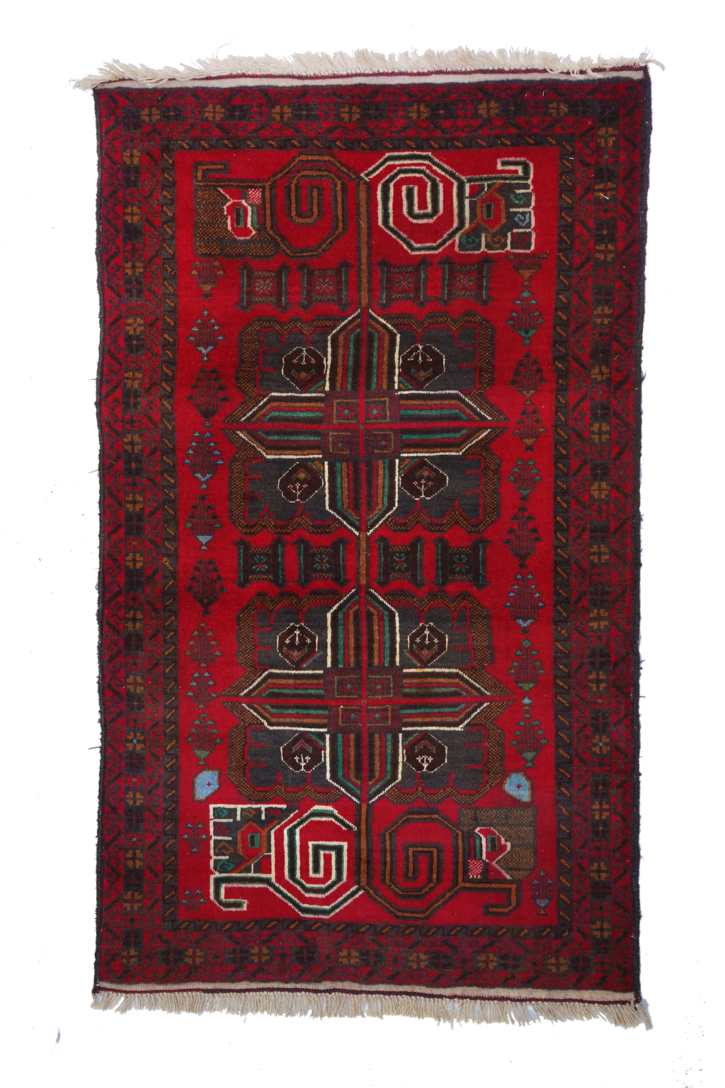 Firebrick Baloch Rug