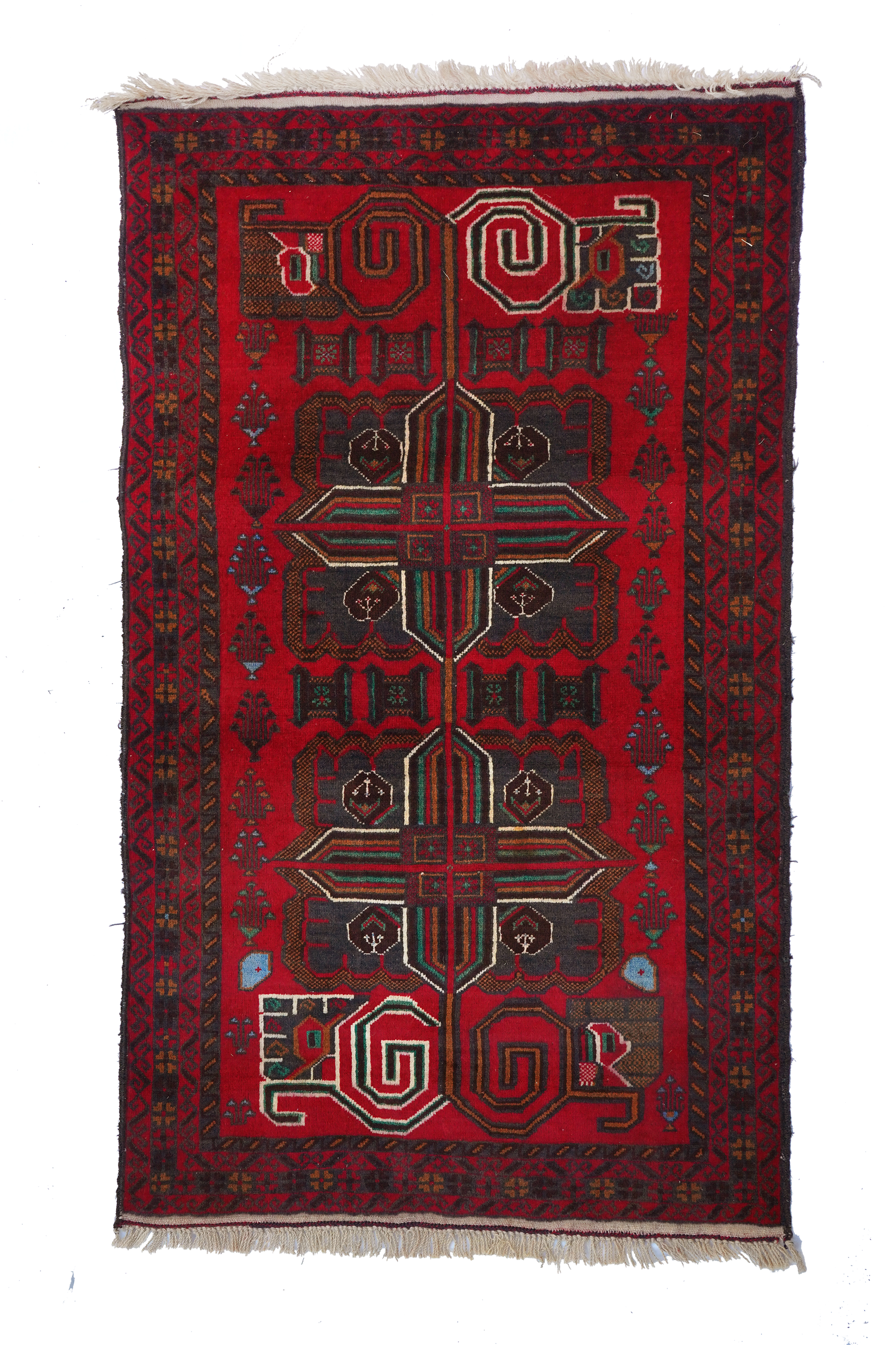 Firebrick Baloch Rug